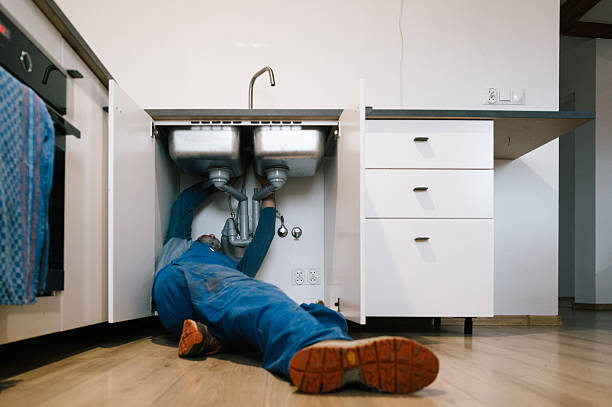 Professional Pipe Repair technician working in Bennington, IN